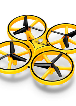 Drone intelligent Quad-copter Hand Sensing Aircraft with gesture control