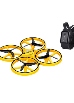 Drone intelligent Quad-copter Hand Sensing Aircraft with gesture control